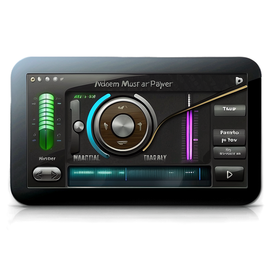 Modern Music Player Interface Png 05252024