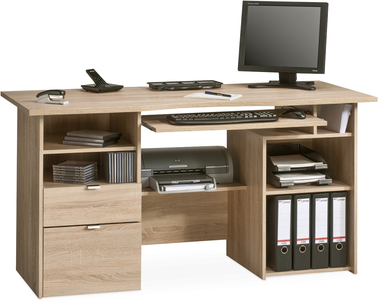 Modern Office Computer Desk Setup