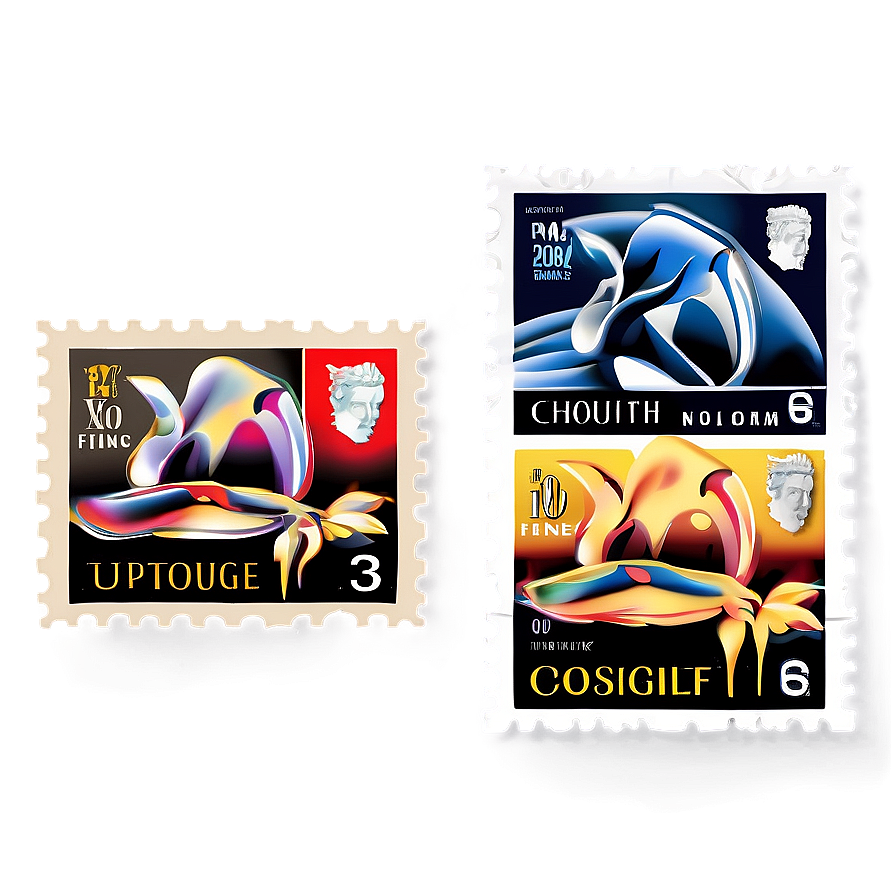 Modern Postage Stamp Design Png Tnq