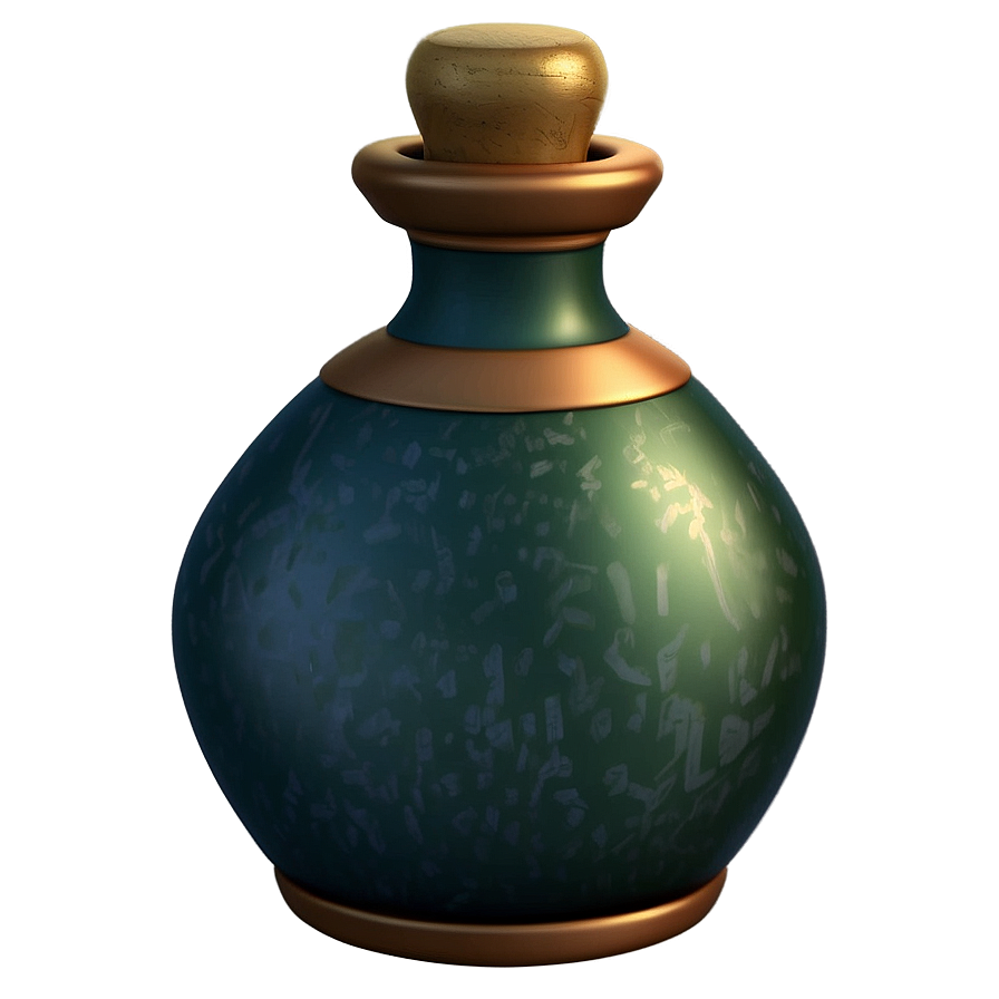 Modern Potion Bottle Png 8