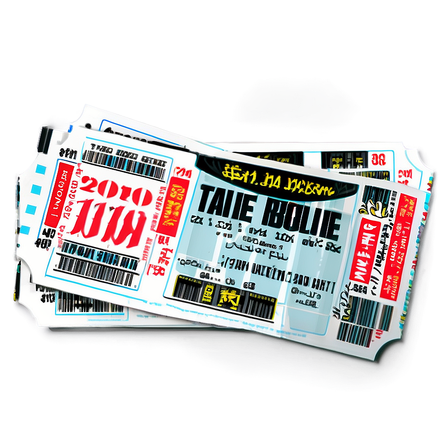 Modern Raffle Ticket Png 63