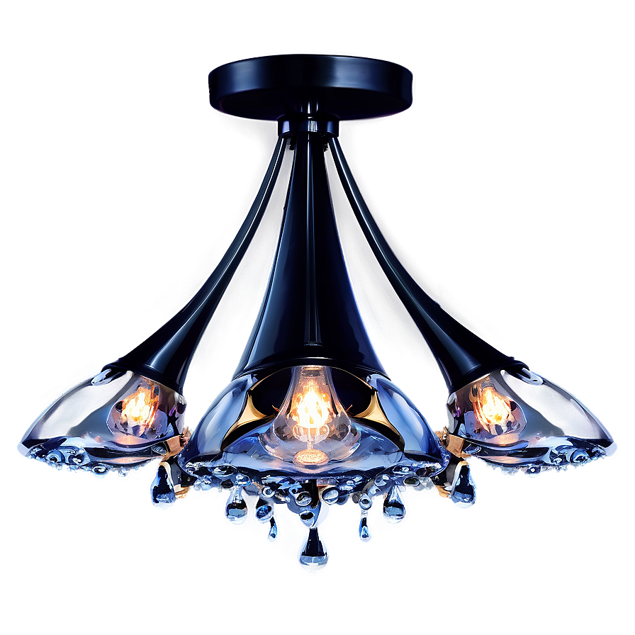 Modern Raindrop Chandelier Png Lkl