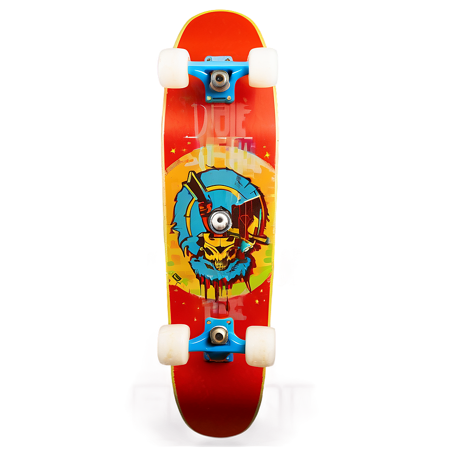 Modern Skateboard Art Png Hsl