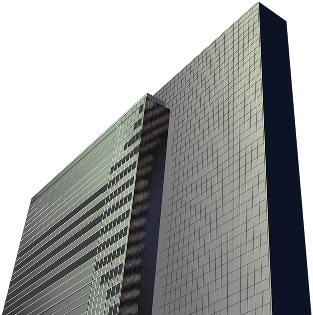 Modern Skyscraper Architecture Angled View