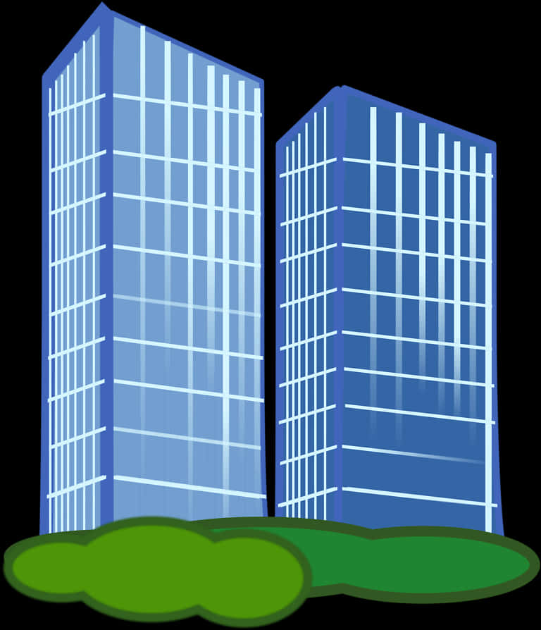 Modern Skyscrapers Illustration