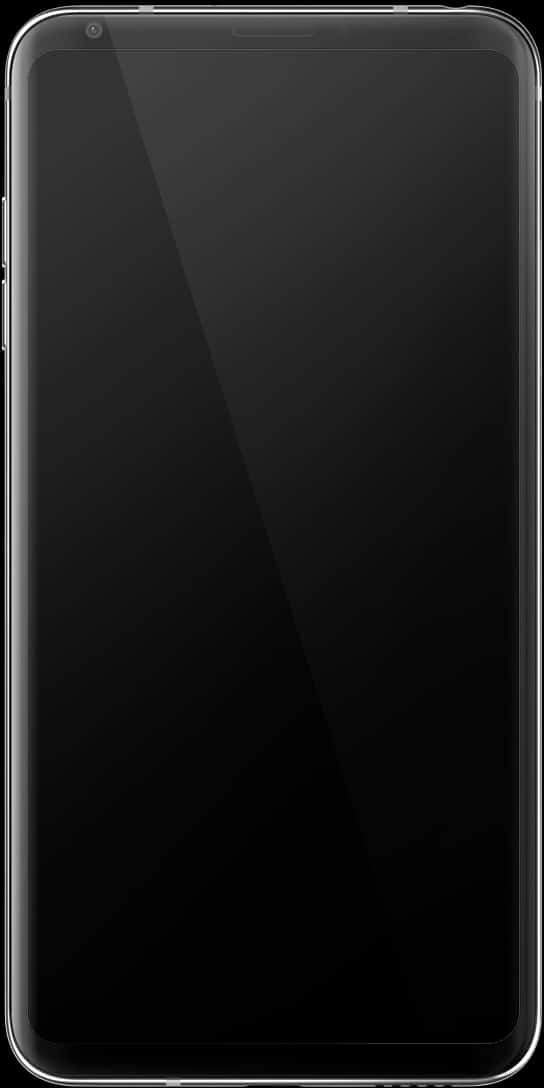 Modern Smartphone Blank Screen