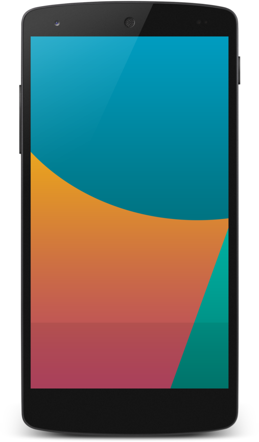 Modern Smartphone Colorful Screen