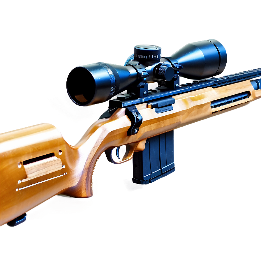 Modern Sniper Rifle For Hunting Png 17