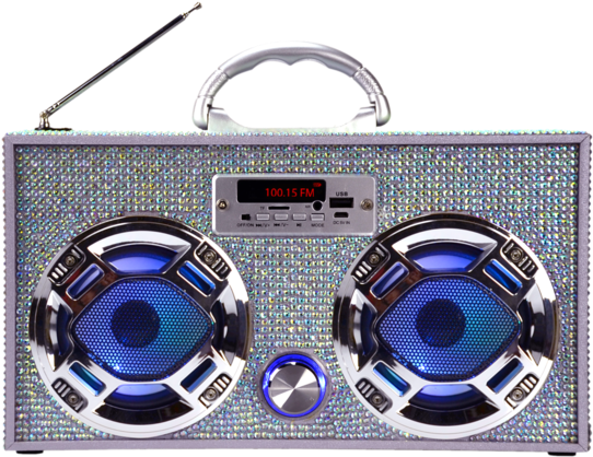 Modern Sparkling Boombox