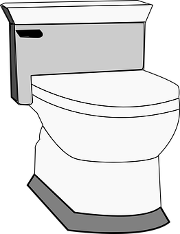 Modern Toilet Vector Illustration