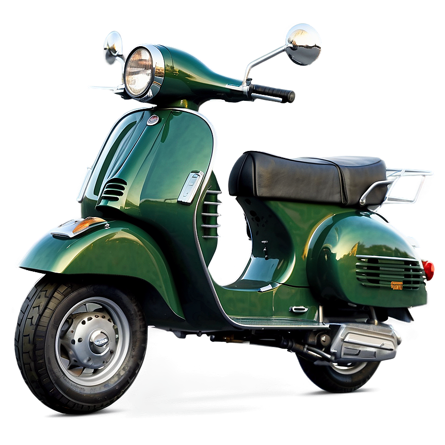 Modern Vespa Motorcycle Png 15