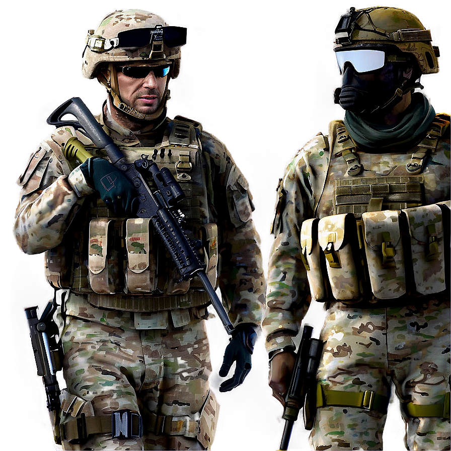 Modern Warfare Soldiers Png 79