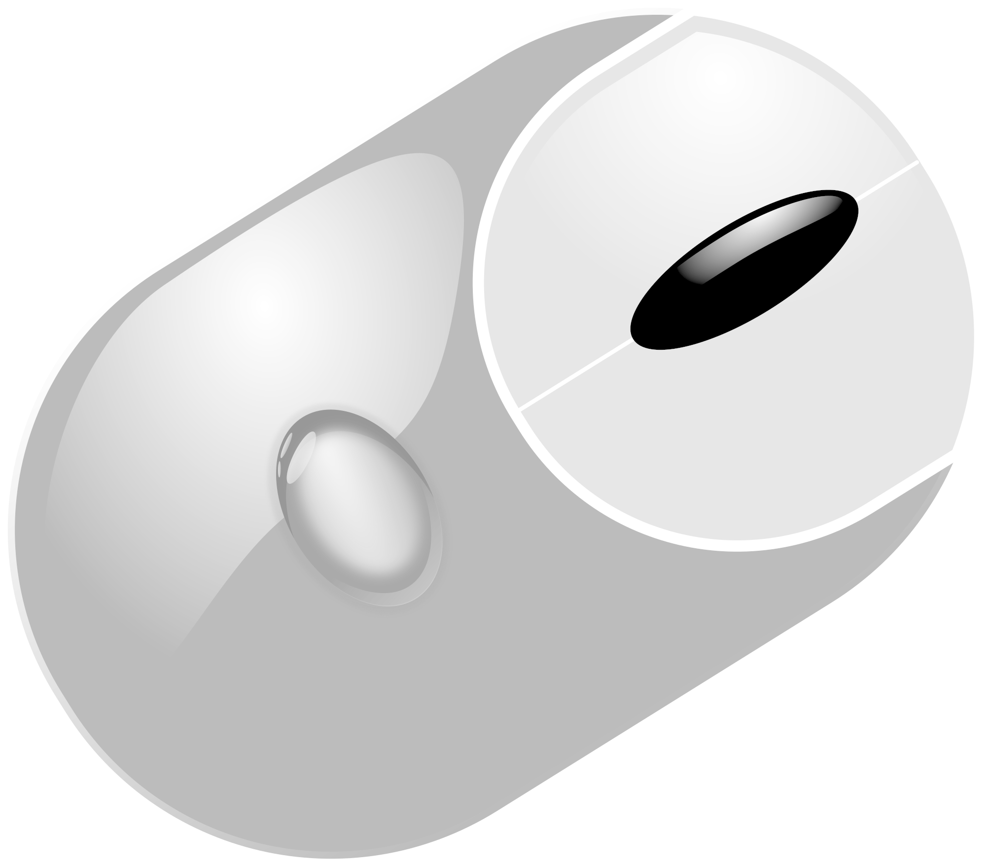 Modern White Computer Mouse