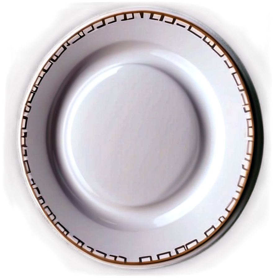 Modern White Plate Png 33