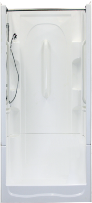 Modern White Shower Unit