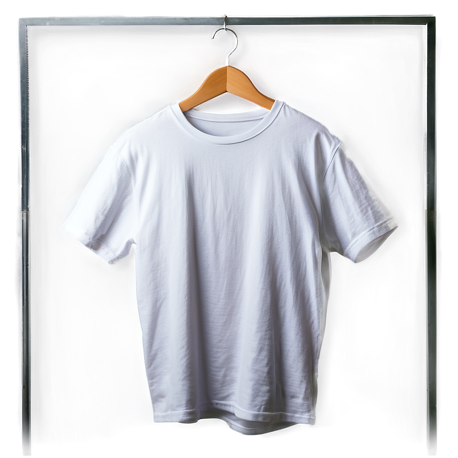 Modern White T-shirt Png 05252024