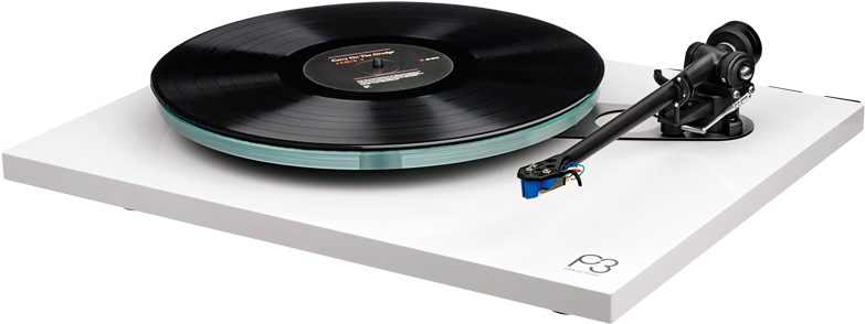 Modern White Turntable