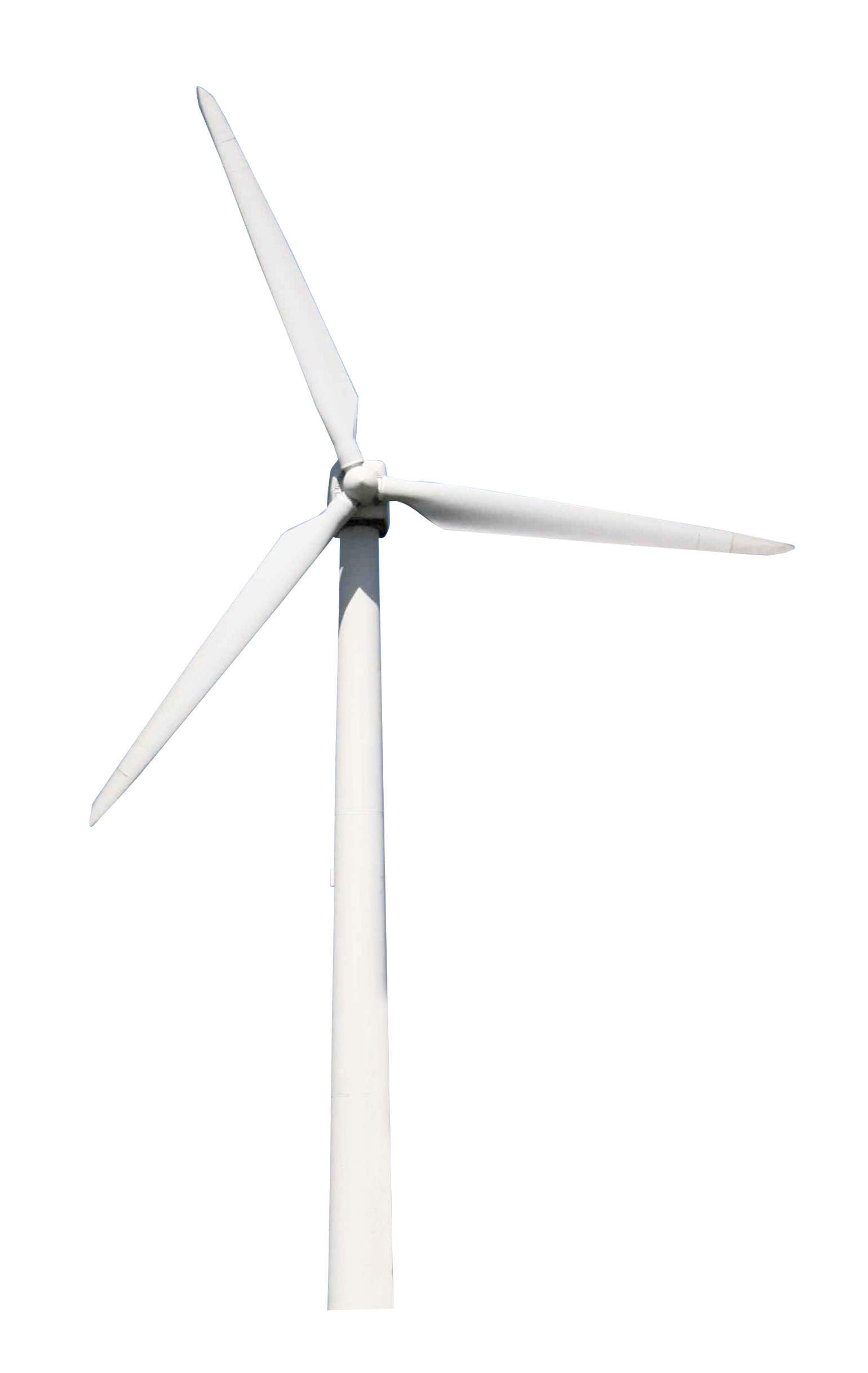 Modern Wind Turbine Against Clear Sky