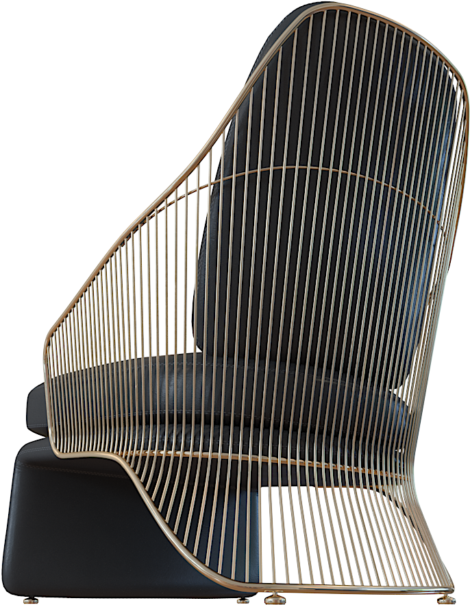 Modern Wireframe Chair Design