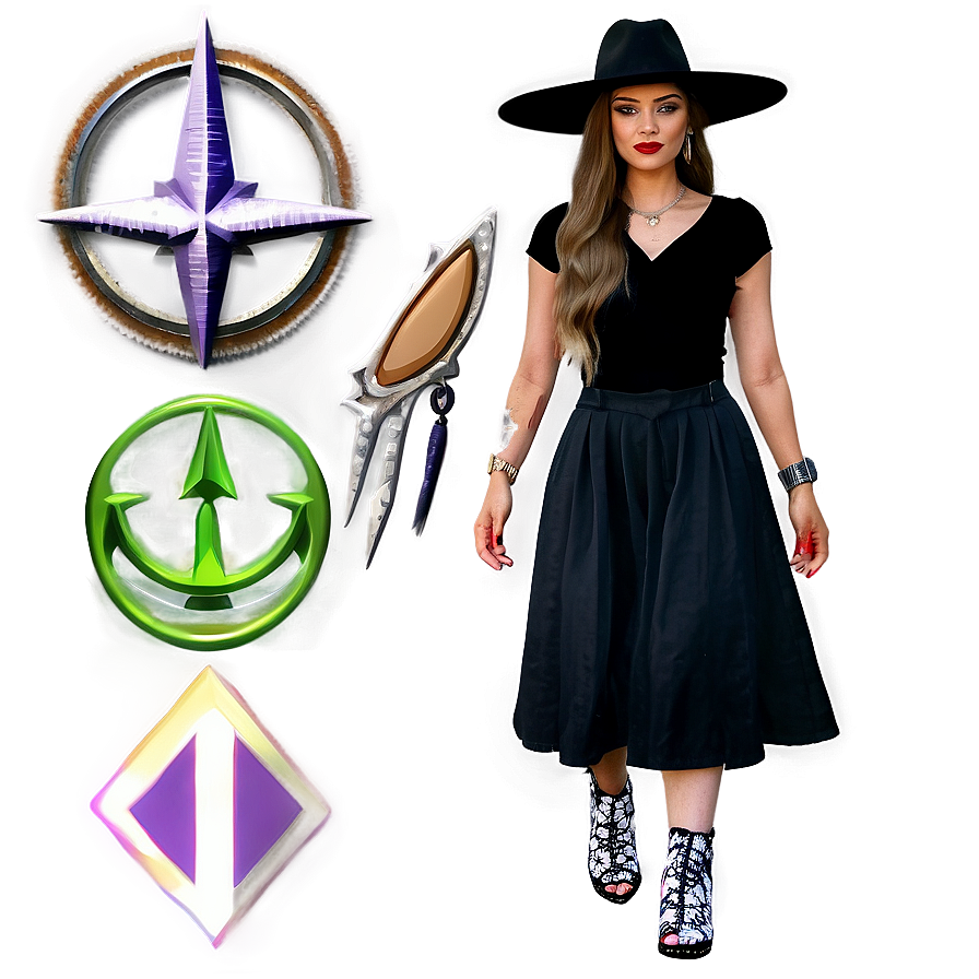 Modern Witch Fashion Png 48