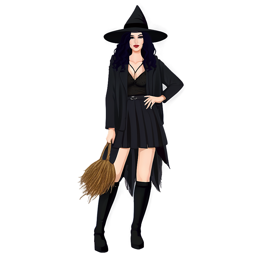 Modern Witch Fashion Png Uhm24