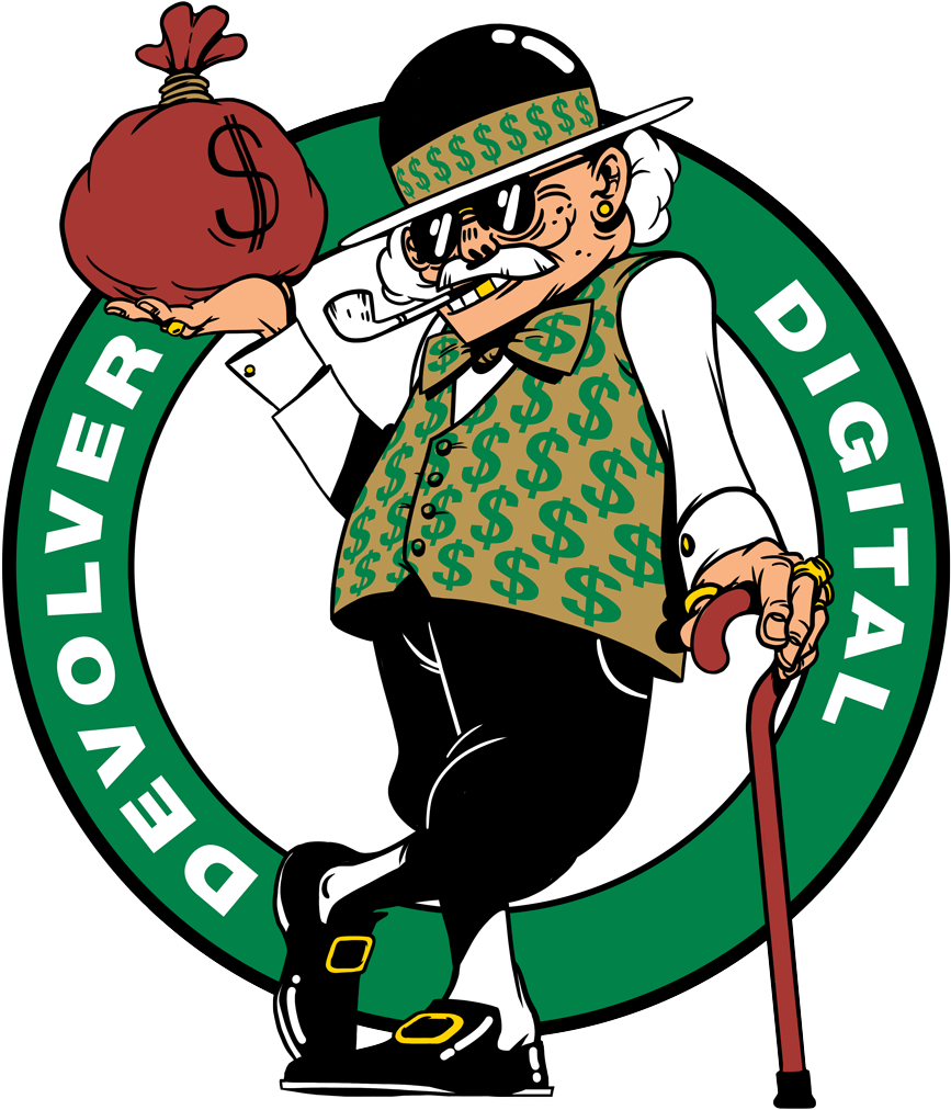 Modified Celtics Logowith Money Bag