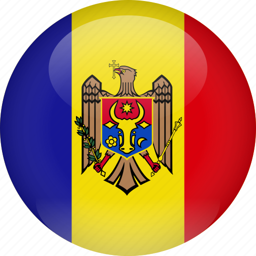 Moldova Coatof Armson Flag Background