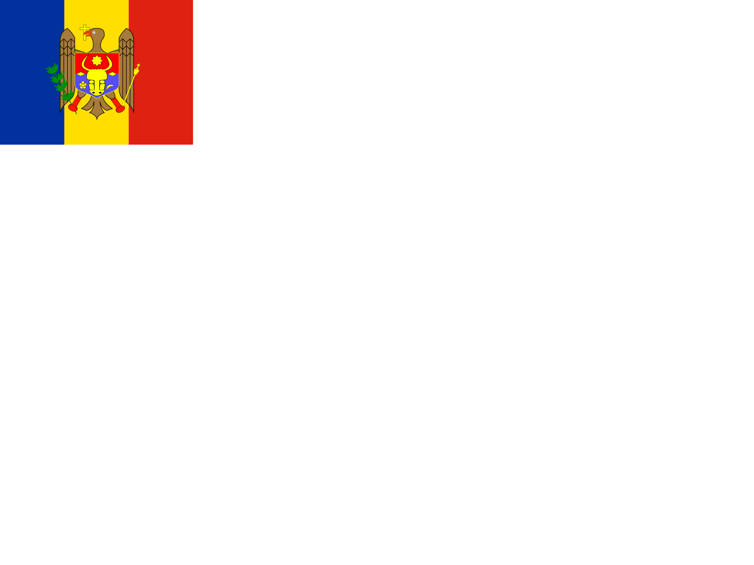 Moldova National Flag