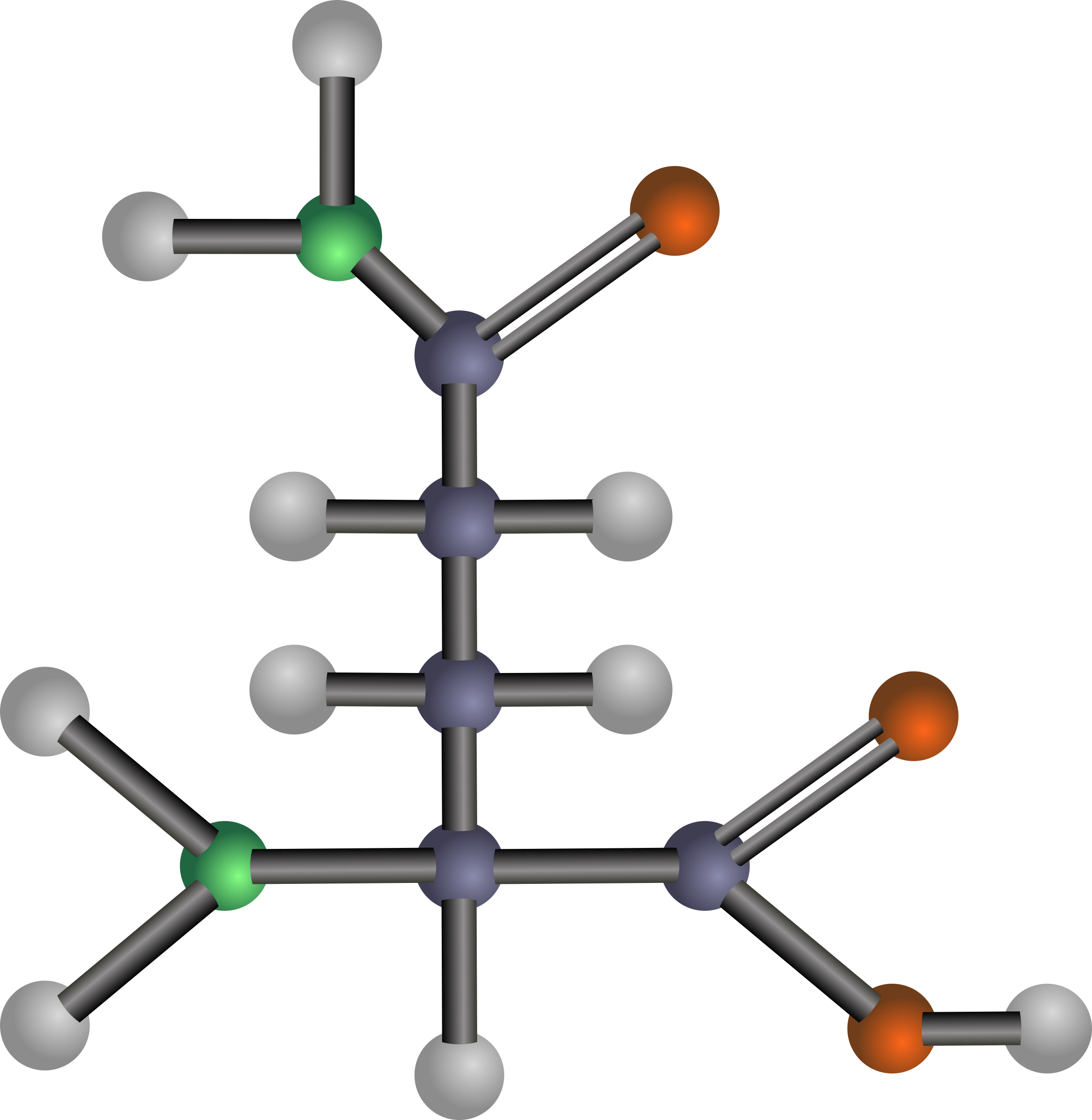 Molecular_ Structure_of_ Aspartic_ Acid