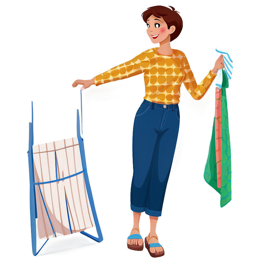 Mom Doing Laundry Png 05232024