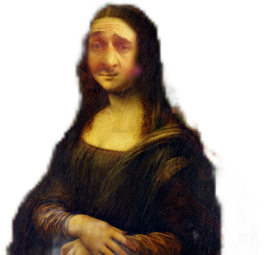 Mona Lisa Modern Face Mashup