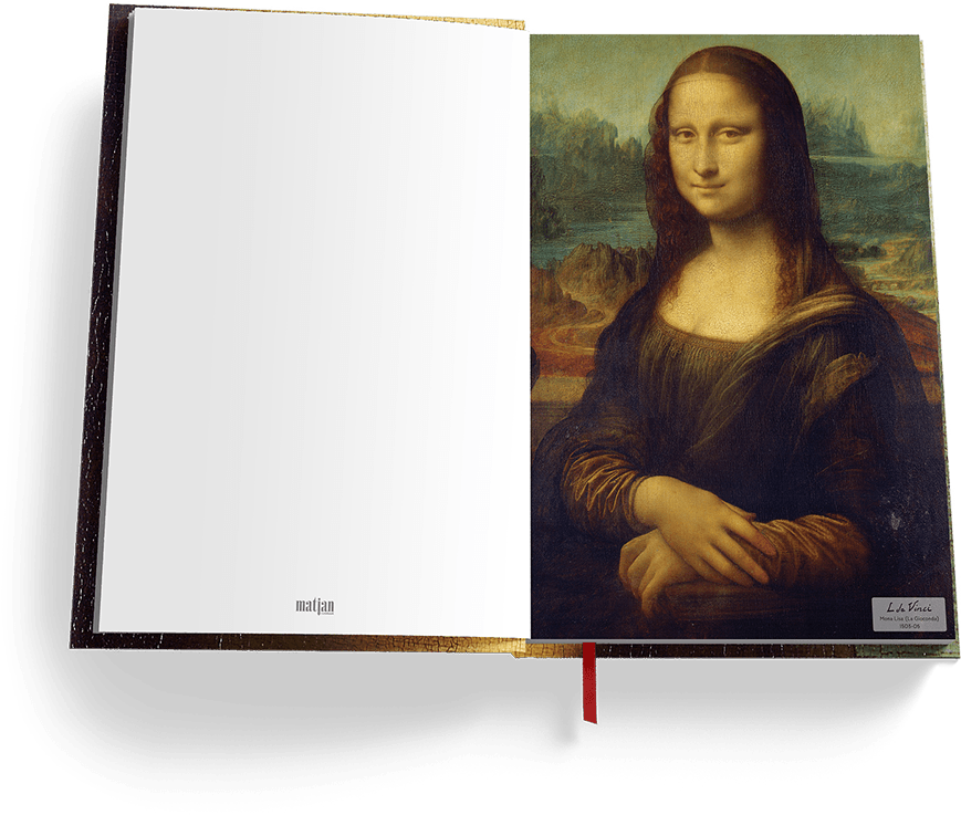 Mona Lisa Notebook Cover