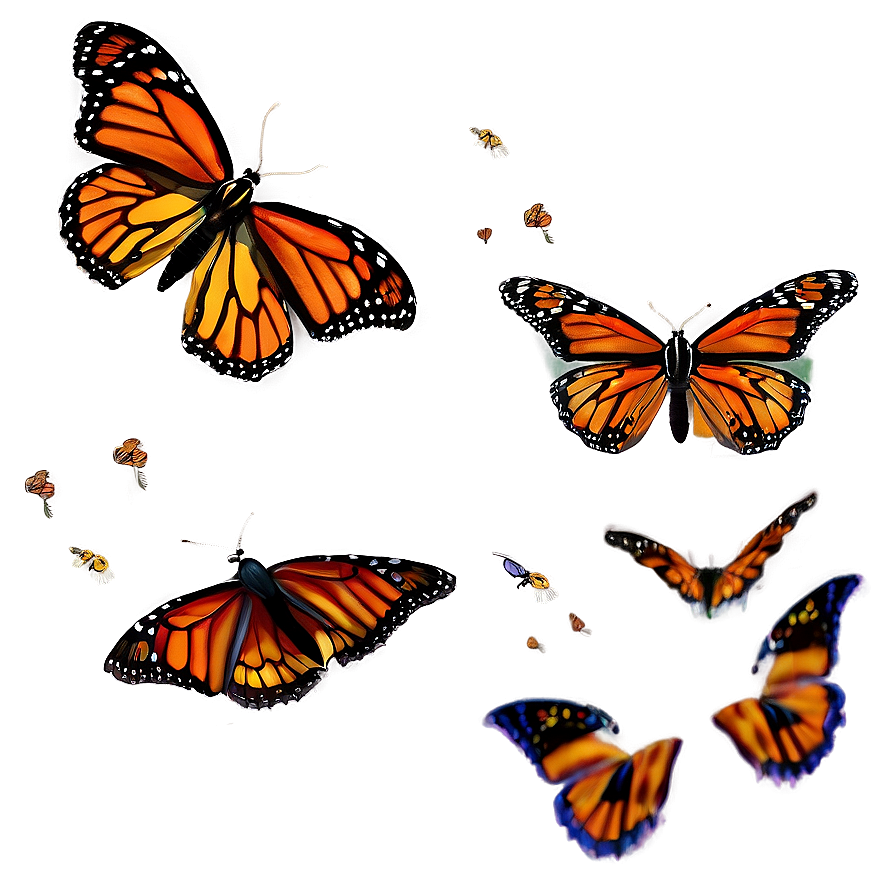 Monarch Butterfly Overlay Png 05252024