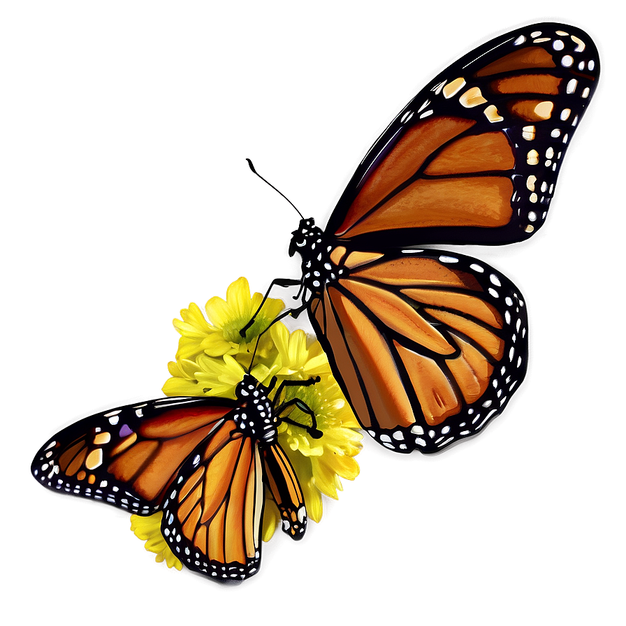 Monarch Butterfly Silhouette Png 99