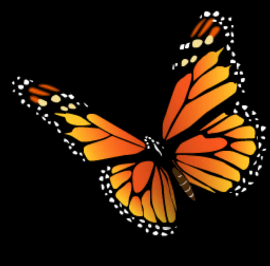 Monarch Butterfly Vector Art