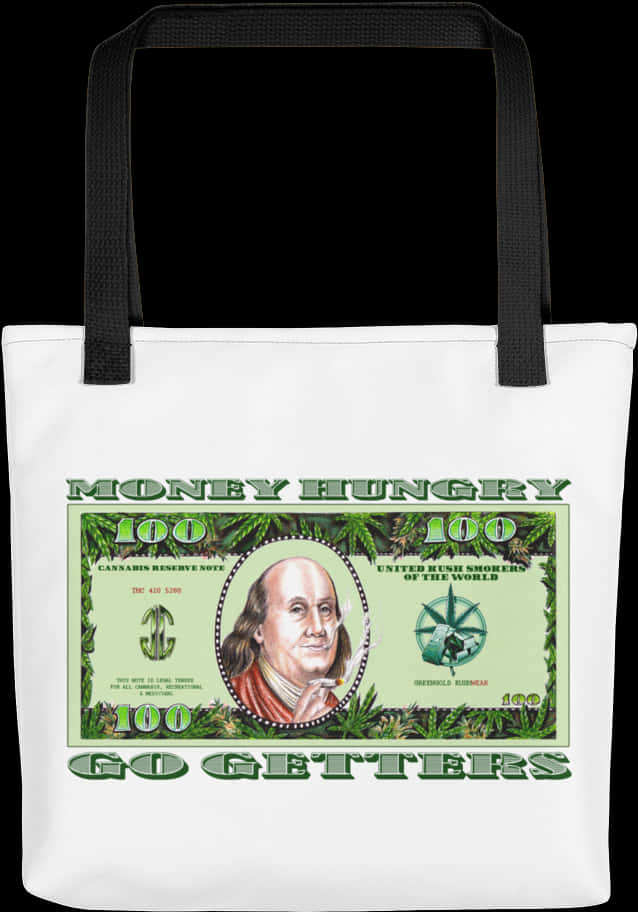 Money Hungry Theme Tote Bag