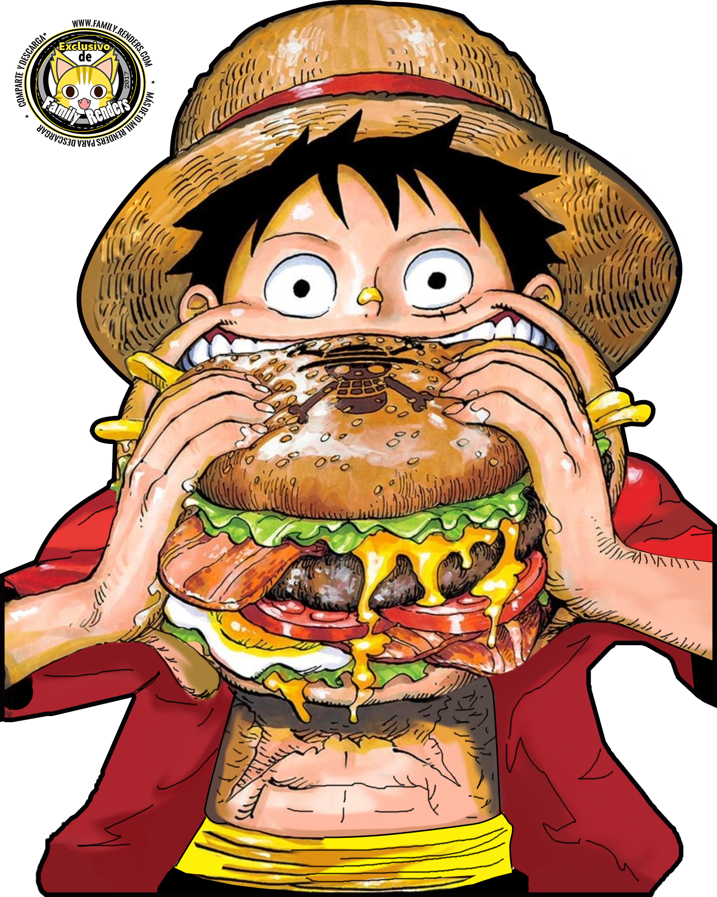 Monkey D Luffy Giant Burger Challenge