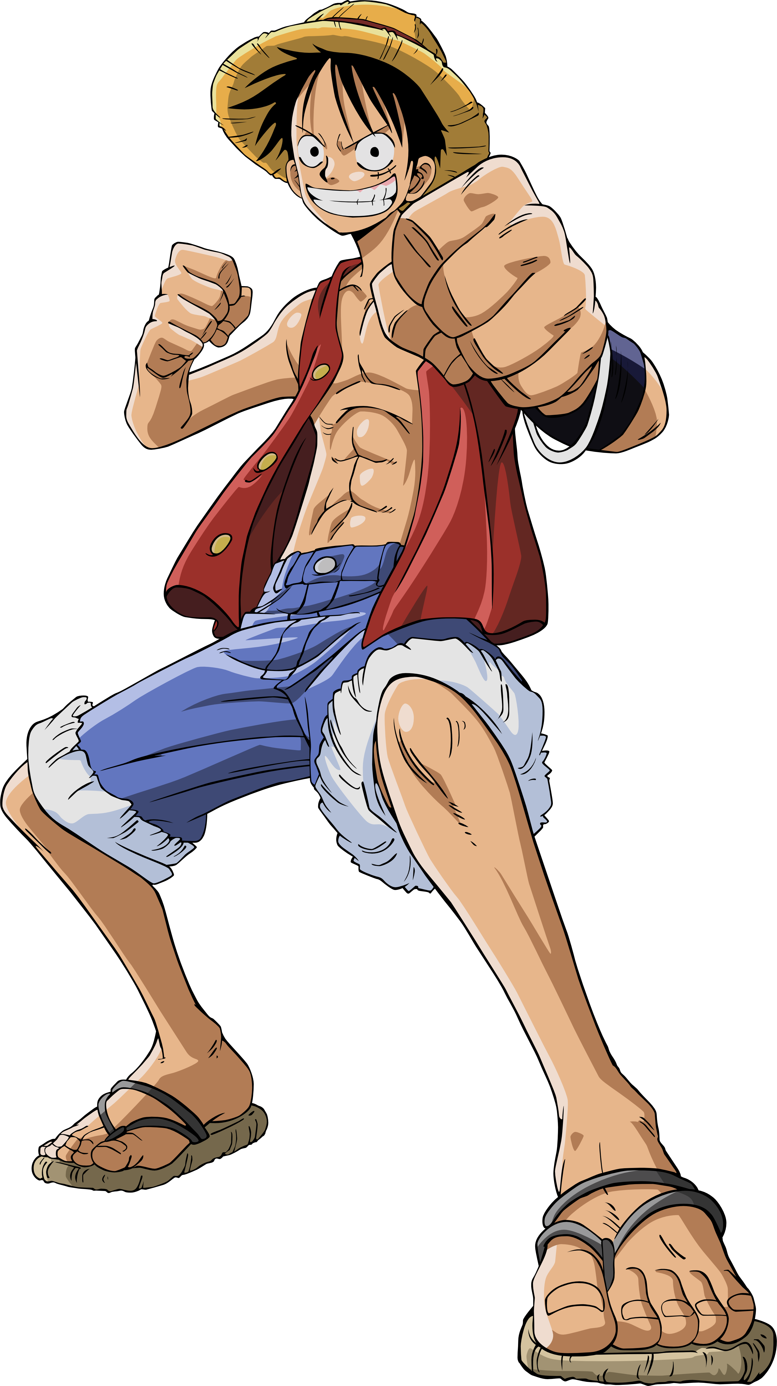 Monkey D Luffy One Piece Anime Pose