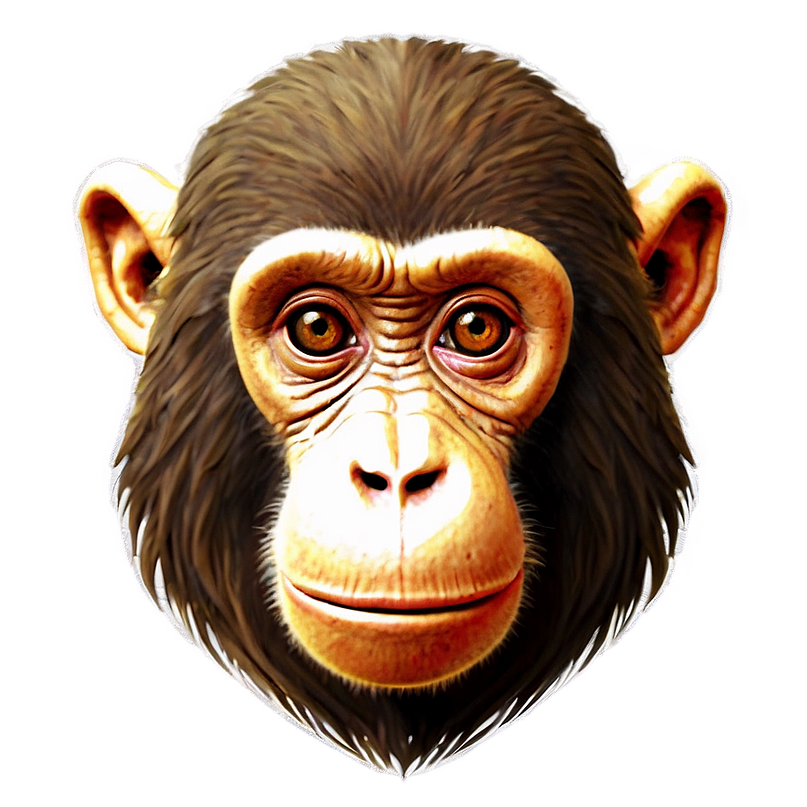 Monkey Face Profile View Png 06272024