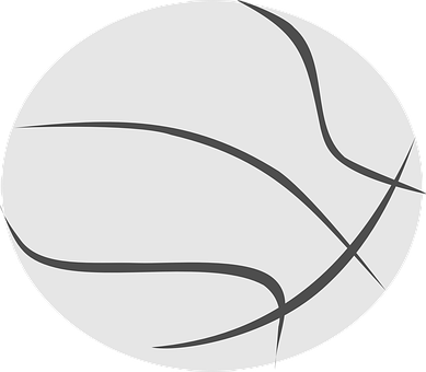 Monochrome Basketball Graphic
