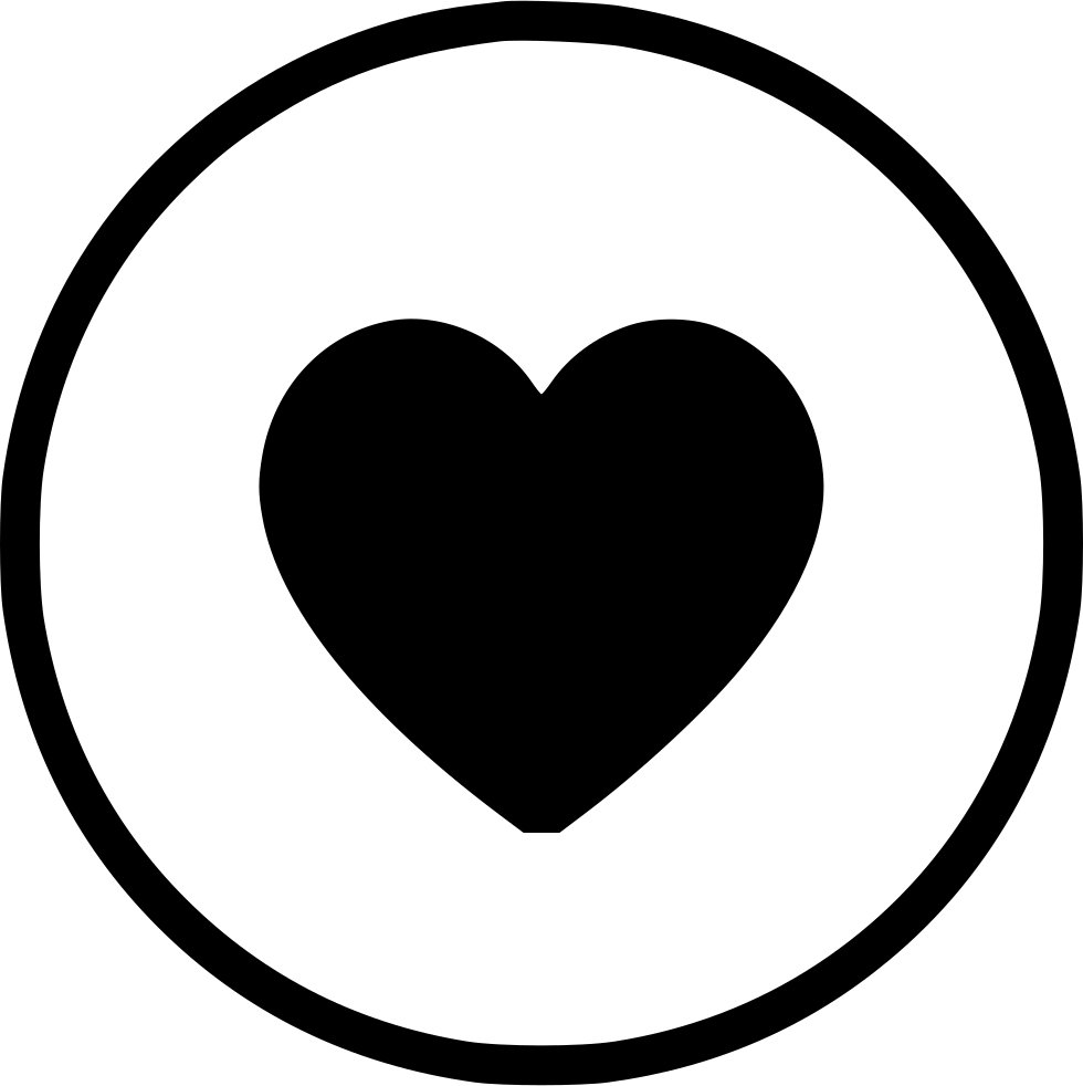 Monochrome Heart Symbol