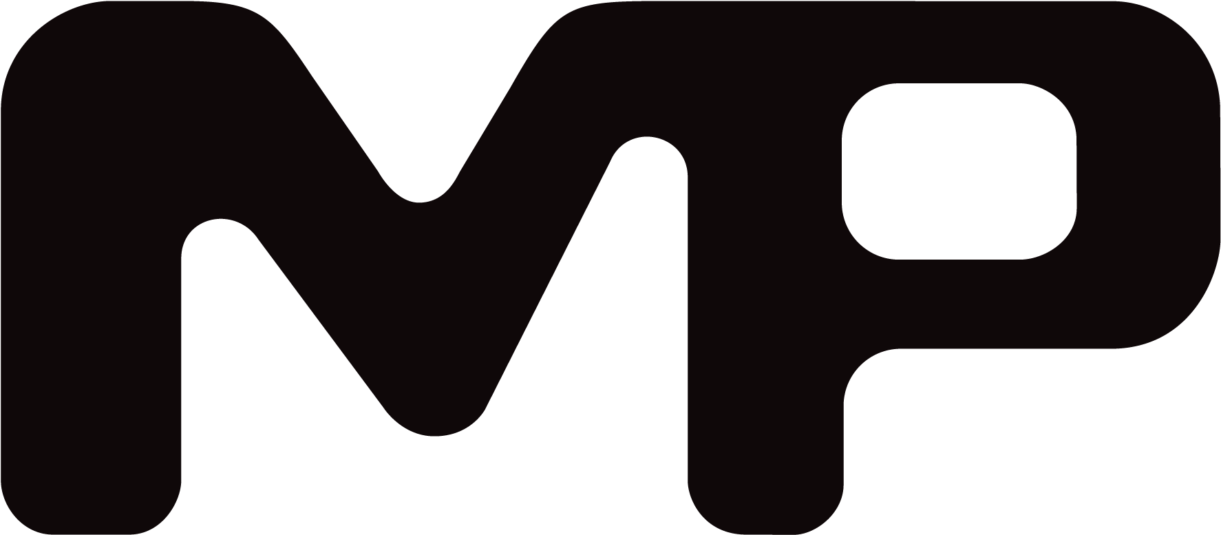 Monochrome M P Logo