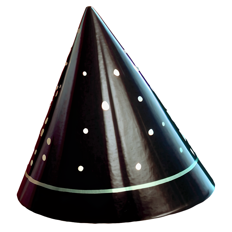 Monochrome Party Hat Png 05042024