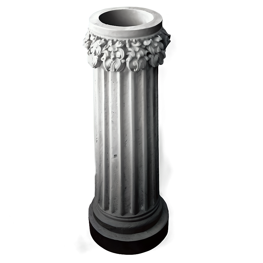 Monochrome Pillar Png 05242024