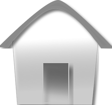 Monochrome Silhouette House Icon