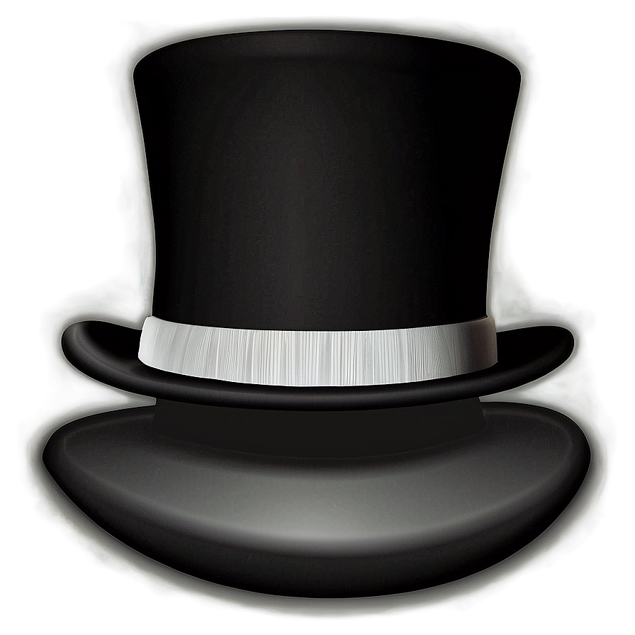 Monochrome Top Hat Graphic Png 50