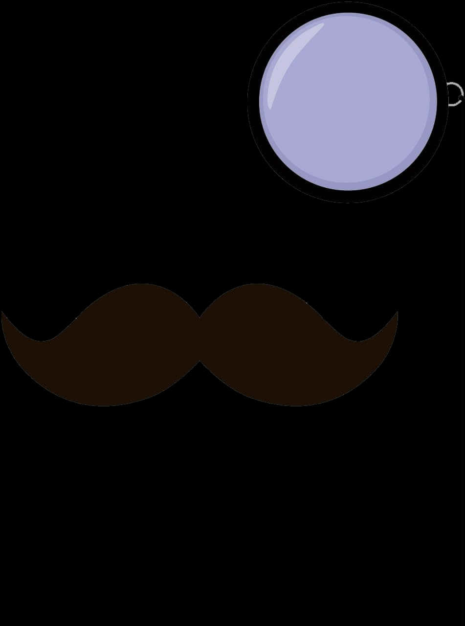 Monocleand Moustache Icon