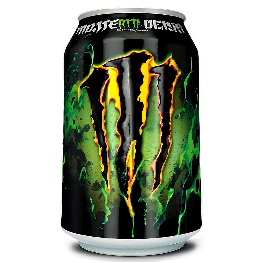 Monster Energy Drink Fiery Theme Png Gaq