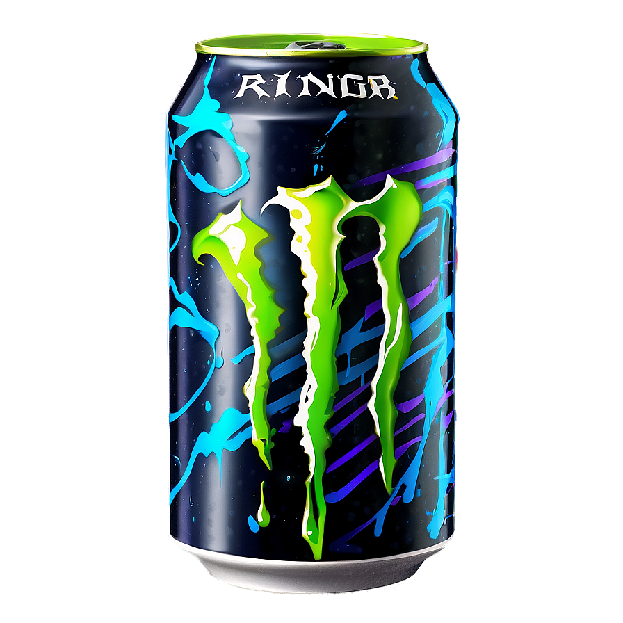 Monster Energy Drink Graffiti Style Png Ais