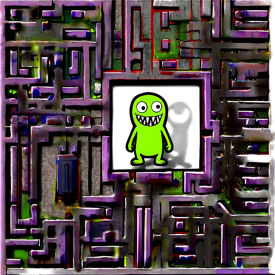 Monster In A Maze Png 62